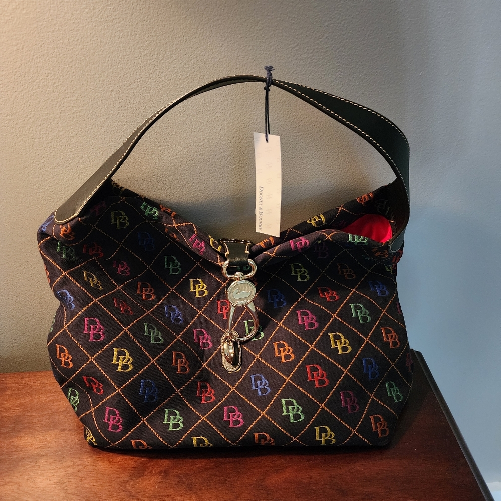 Dooney & Bourke Multi Color Logo Lock Sac